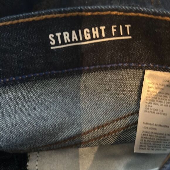 Nautica Mens Dark Wash Straight Fit size 30x30 Jeans Denim - Picture 7 of 10